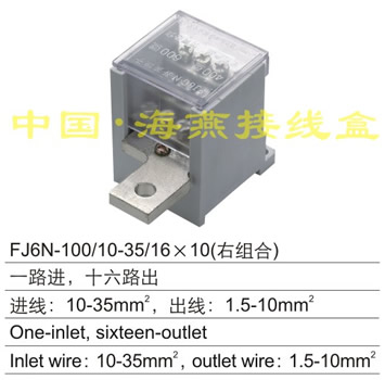 FJ6N-100/10-35/16×10(右组盒) 一路进,十六路出