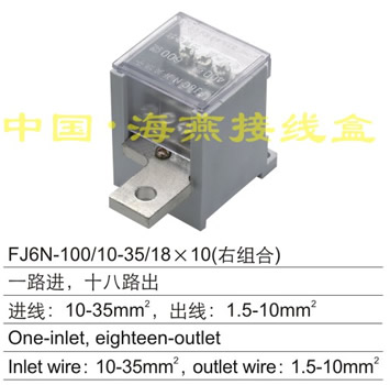 FJ6N-100/10-35/18×10(右组盒) 一路进,十八路出