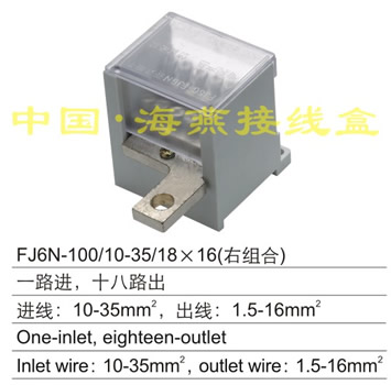 FJ6N-100/10-35/18×16(右组盒) 一路进,十八路出