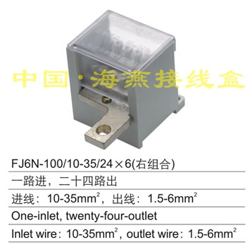 FJ6N-100/10-35/24×6(右组盒) 一路进,二十四路出