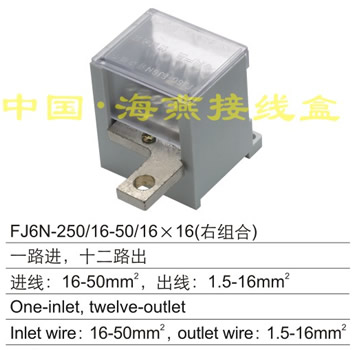 FJ6N-250/16-50/16×16(右组合) 一路进,十二路出