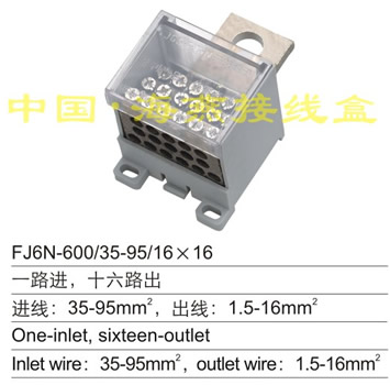 FJ6N-600/35-95/16×16 一路进,十六路出